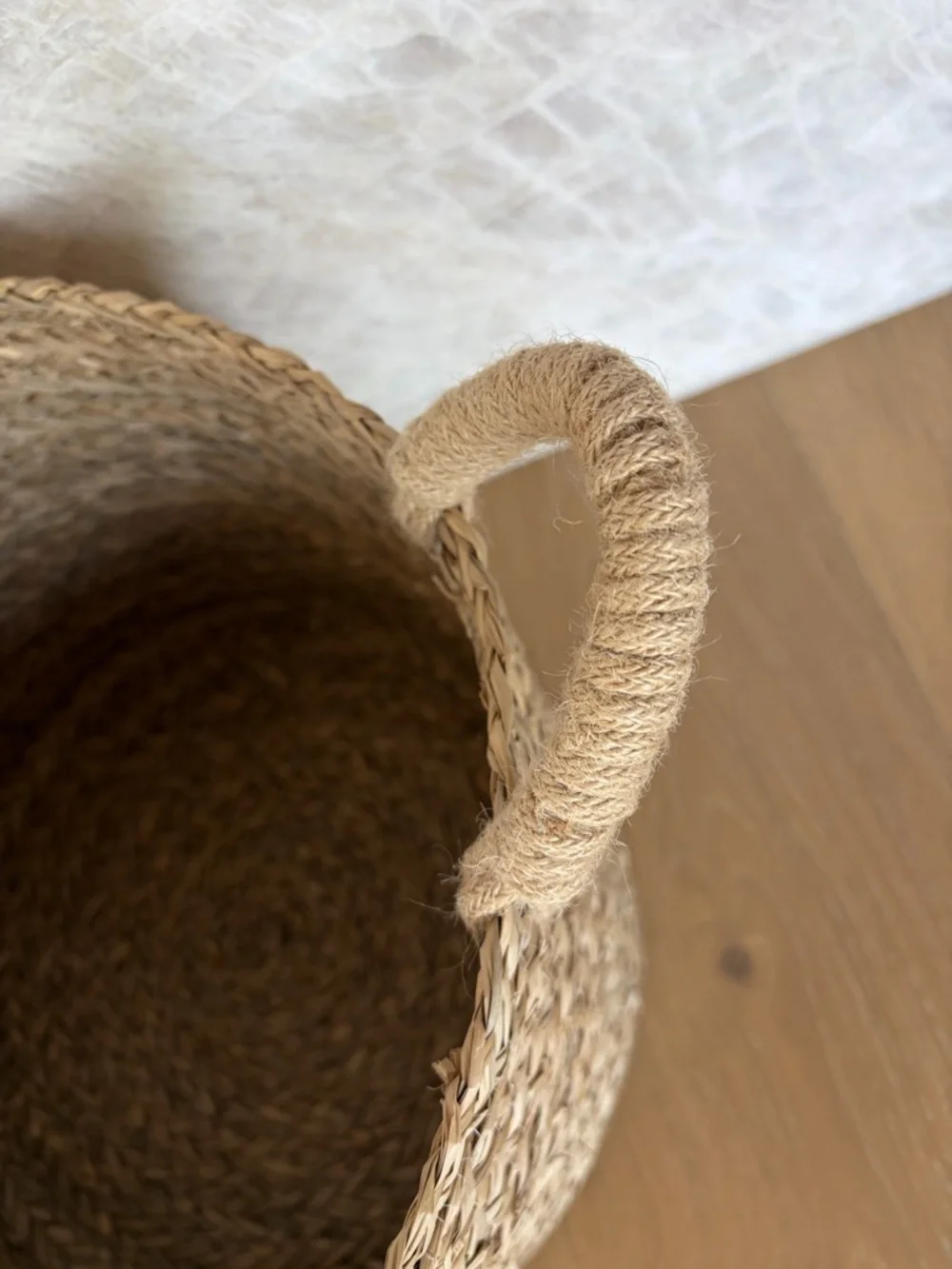 Hearth & Hand with Magnolia Braided Storage Basket, Large, LIKE NEW